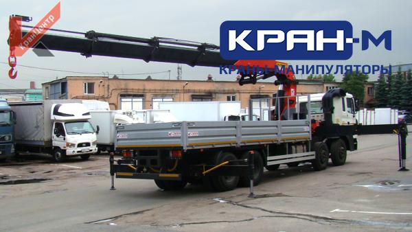 Кран-манипулятор Palfinger PK 76002С на бортовом автомобиле Hyundai HD 320 (8×4)