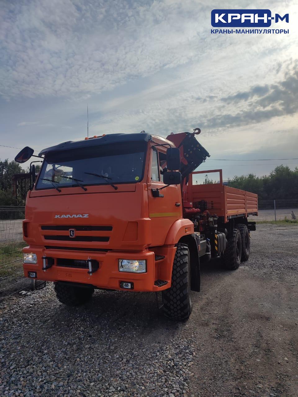 КАМАЗ 43118 с КМУ SUNHUNK K 168-4