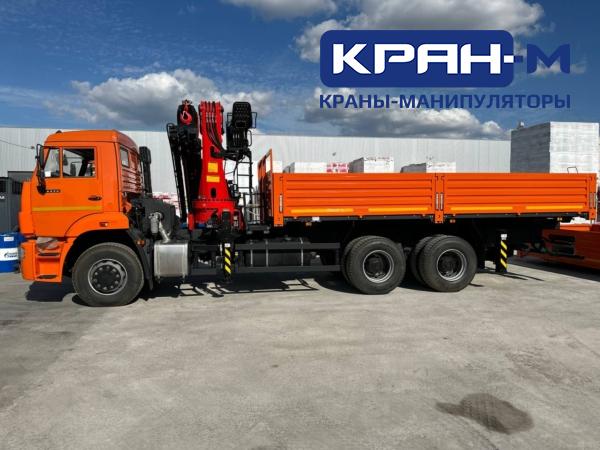 КАМАЗ 65115 с гидравлическим КМУ Sunhunk K328-4